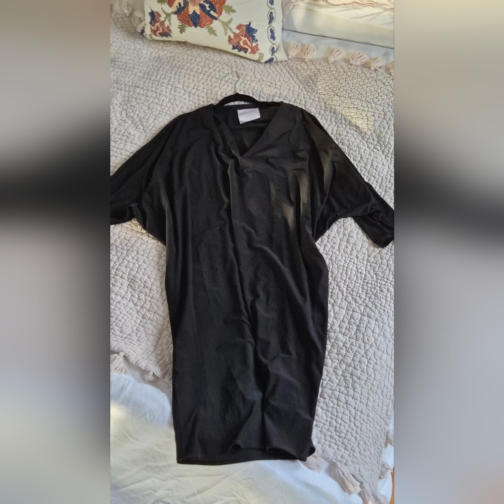 Meg Classic Black Tunic Dress